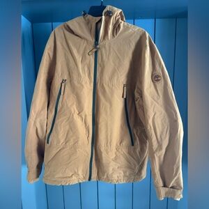 Timberland Brown and Red Water-Resistant Jacket